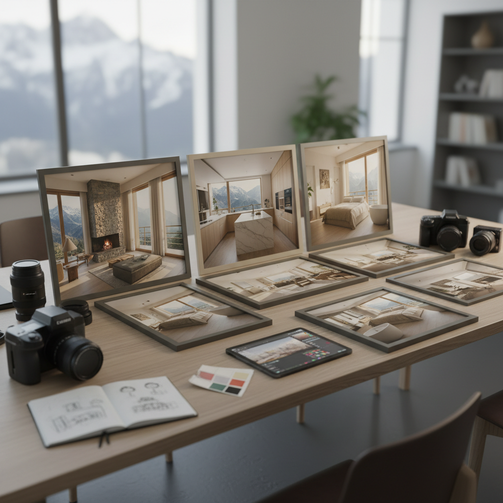 Einheitlicher Bildstil im Exposé: so gelingt der rote Faden – Bildbearbeitung & Look | Perspektiven von ImmoFotos.ch