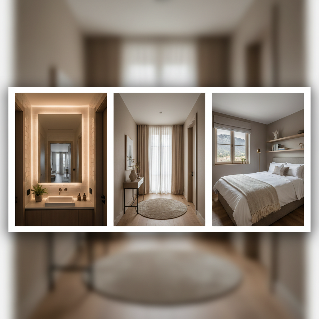 Kleine Räume fotografieren: So wirken Bad, Flur, Gästezimmer – Räume & Motive | Perspektiven von ImmoFotos.ch