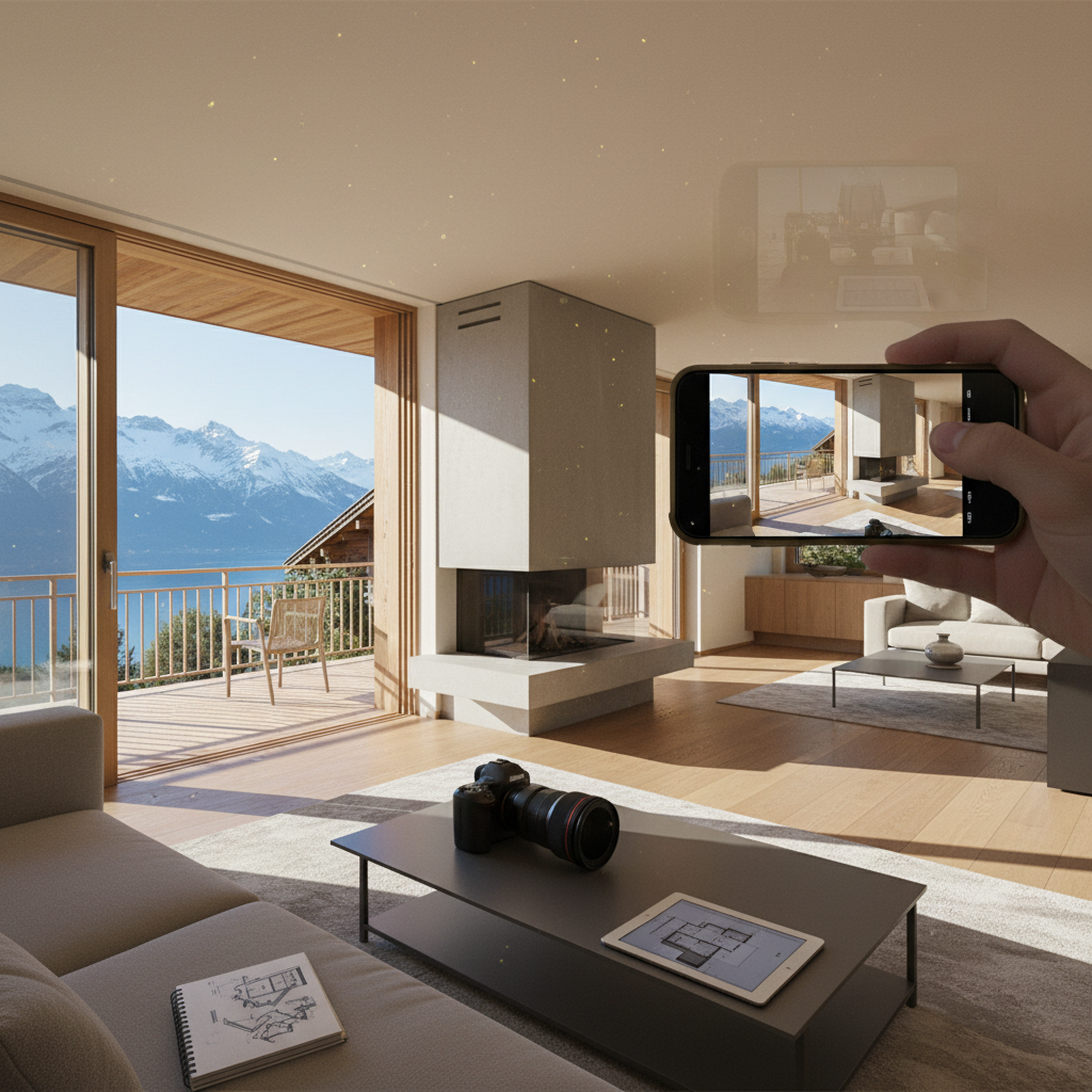 Panorama und Weitwinkel mit dem Smartphone verstehen – Smartphone-Immobilienfotos | Perspektiven von ImmoFotos.ch