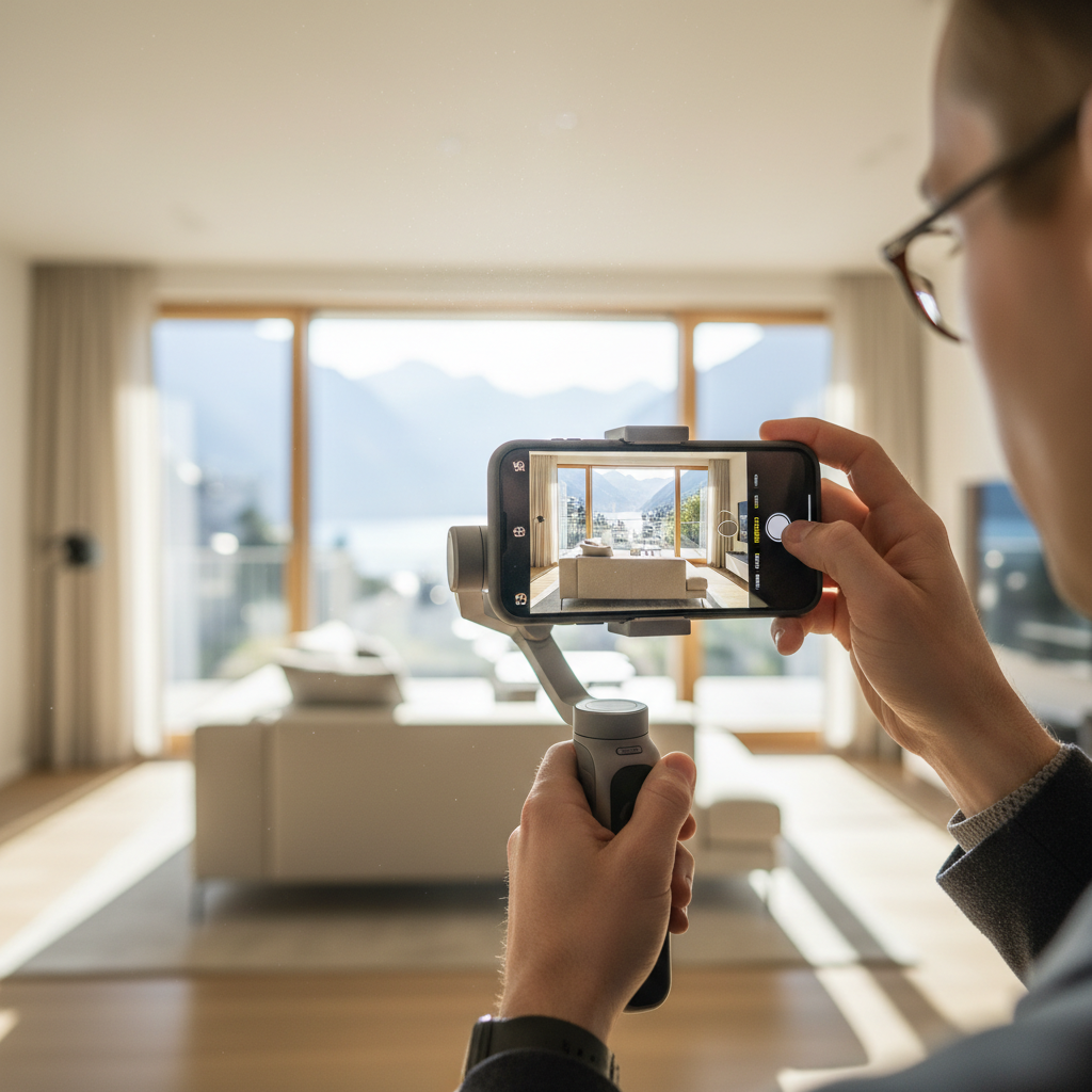 Wackelfrei ohne Stativ: Schärfere Handyfotos aus der Hand – Smartphone-Immobilienfotos | Perspektiven von ImmoFotos.ch