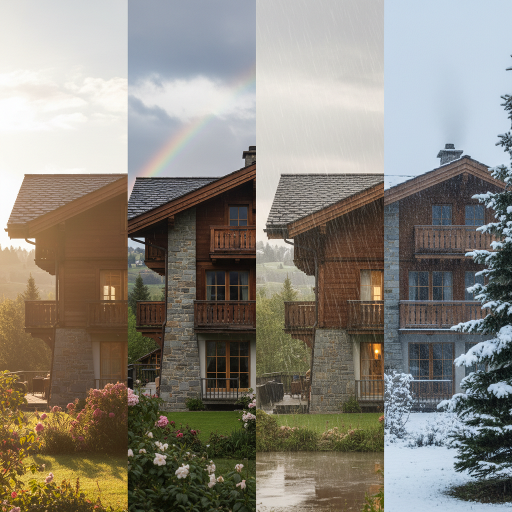 Wetter-Guide: Fotografieren bei Sonne, Wolken, Regen, Schnee – Licht, HDR & schwierige Situationen | Perspektiven von ImmoFotos.ch